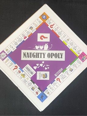 Naughty Opoly Adult Board Game Couples Intimate Dares Romantic Challenges NEW NB